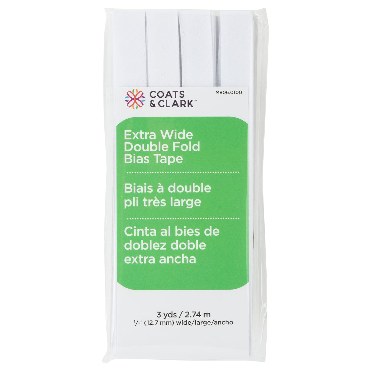 Coats & Clark™ Extra Wide Double Fold Bias Tape